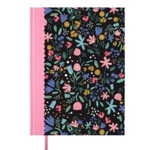NWT Hard-Case Jumbo Journal Black and Flor…
